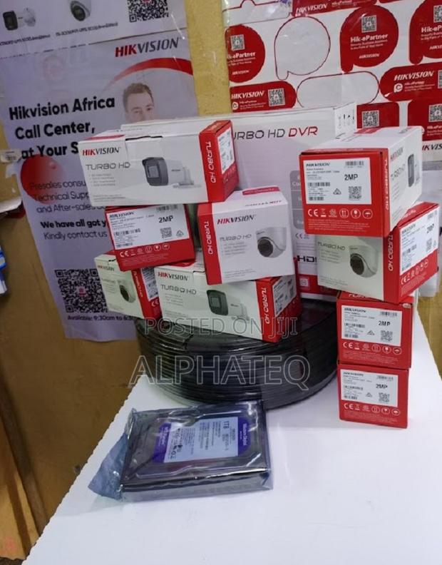 Hikvision 4 CCTV Set Camera CCTV Installation Kit CCTV//2mp - main view