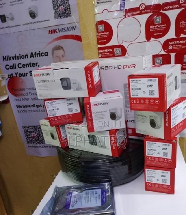 CCTV Camera 4 Channel//Complete CCTV Kit - main view