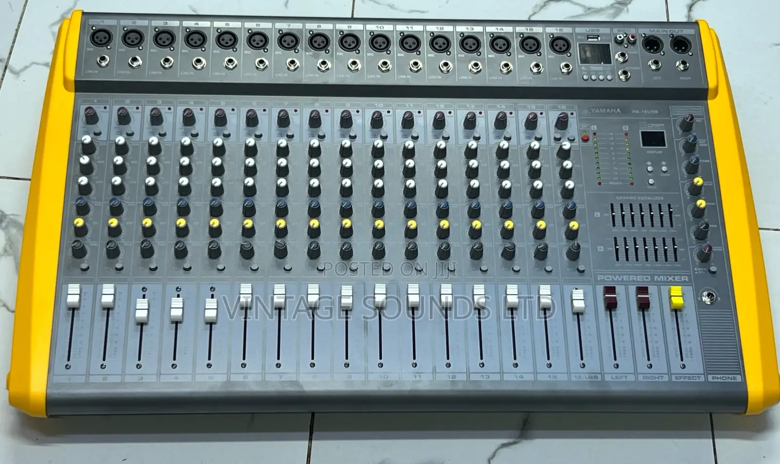 Yamaha Powered Mixer Pmx16usb Digital Effects