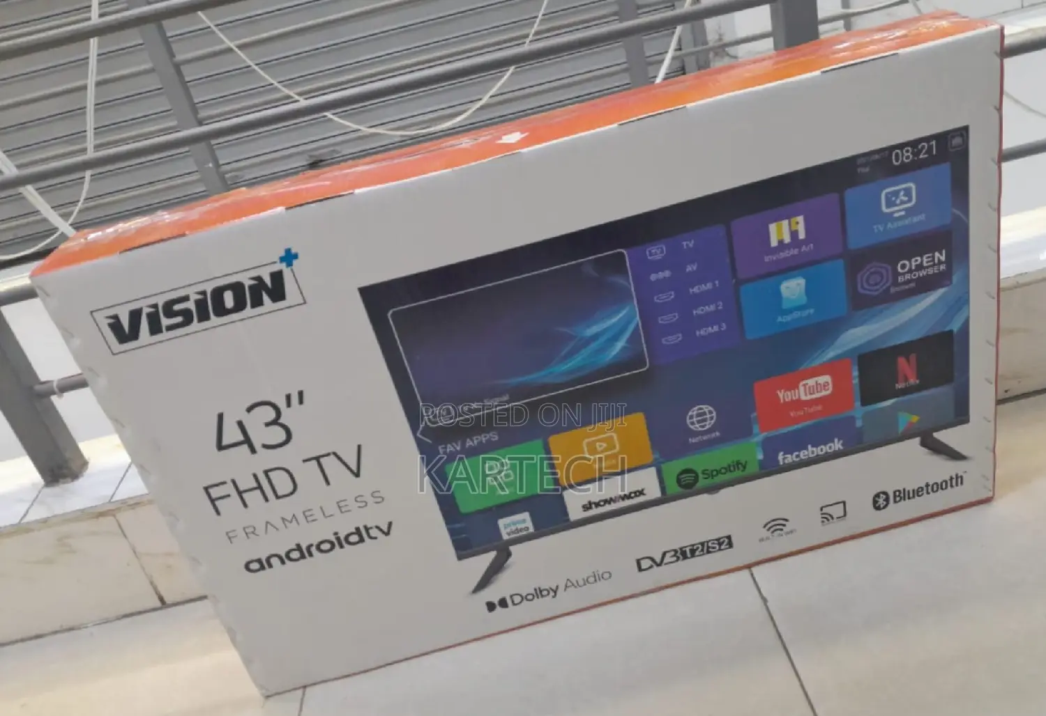 43 Inch Vision Plus Smart Android Frameless Tv