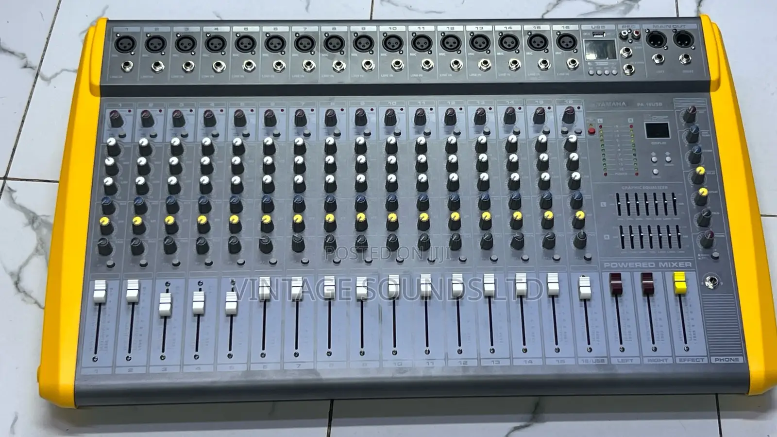 Yamaha Powered Mixer PMX16USB- 16 Channe (4000watts )