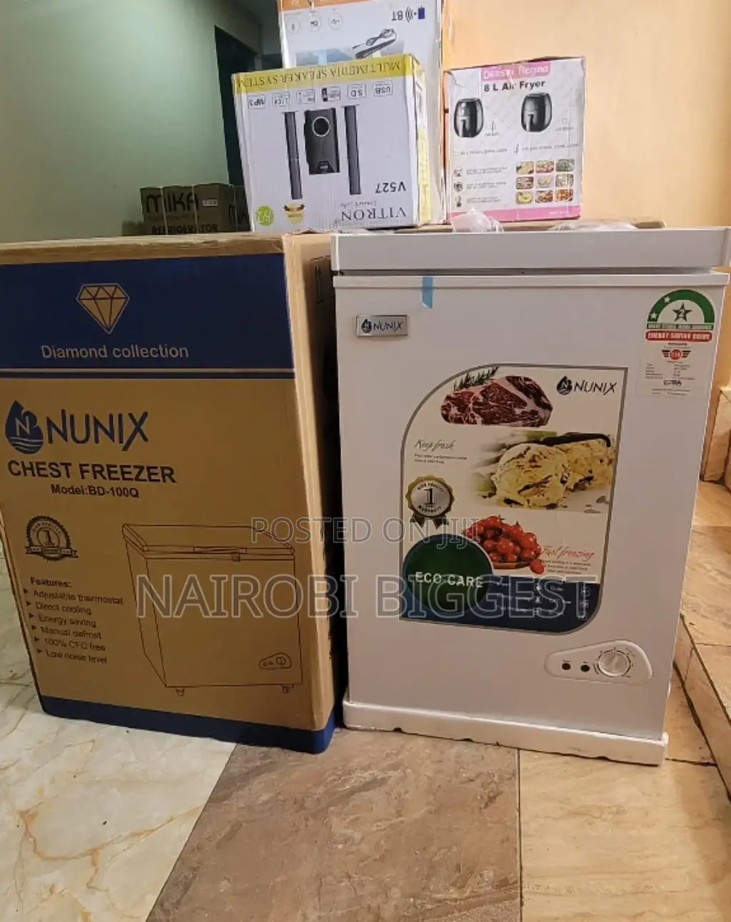 Amazing Nunix 100 Litres Deep Freezer