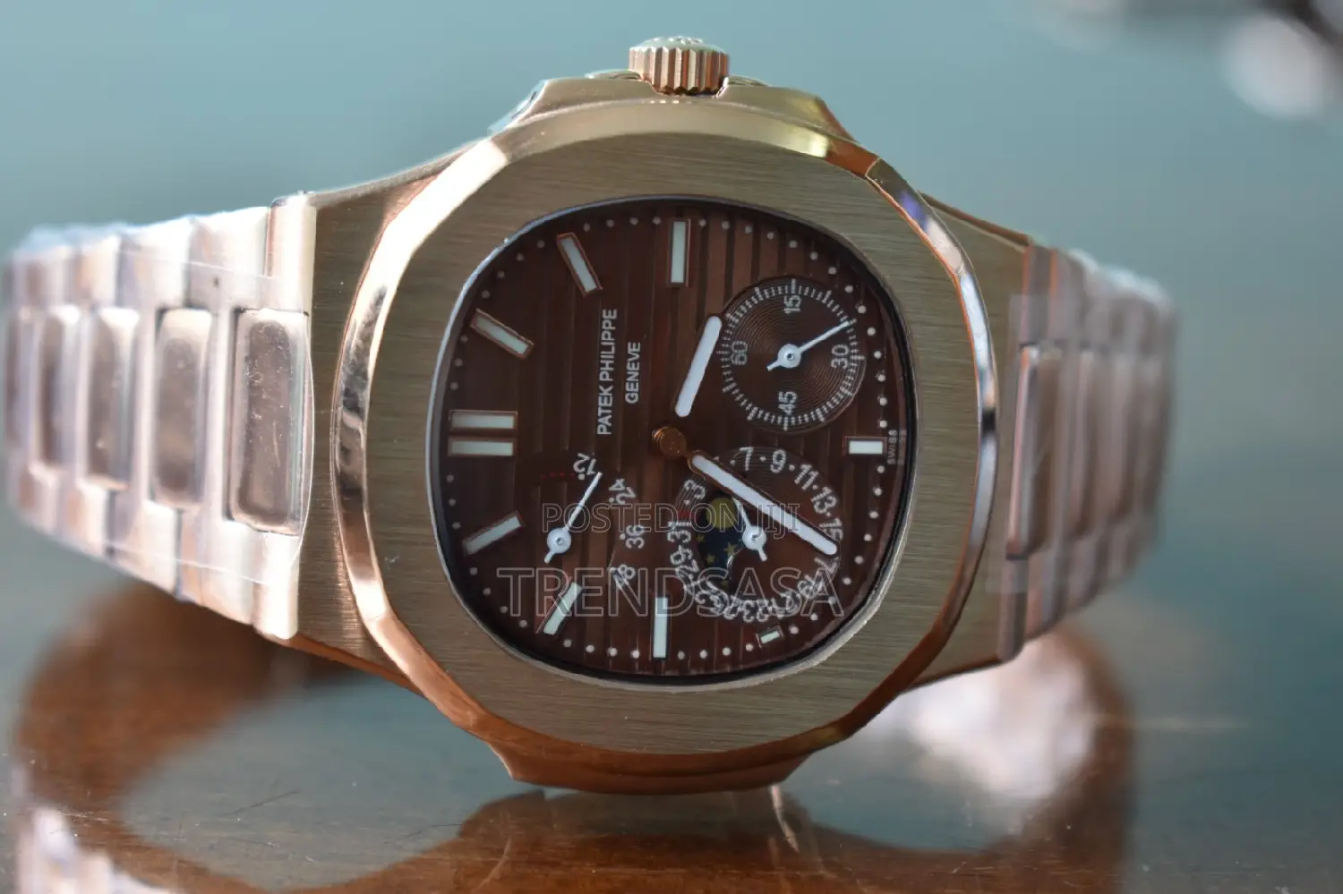 Patek Philippe Nautilus Power Reserve Rose Gold Watch