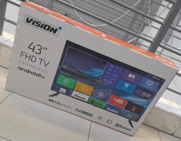 43" Vision Plus Smart Android Frameless Tv With Bluetooth - main view