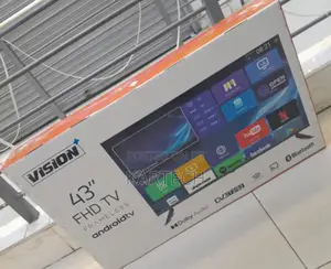 43" Vision Plus Smart Android Frameless Tv With Bluetooth