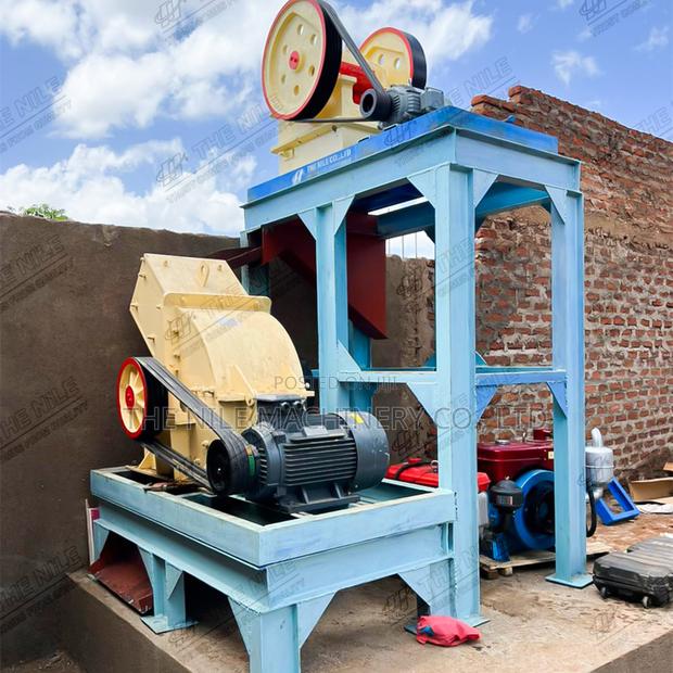 10 Ton Stone Jaw Crusher and Hammer Crusher in Kenya - main view