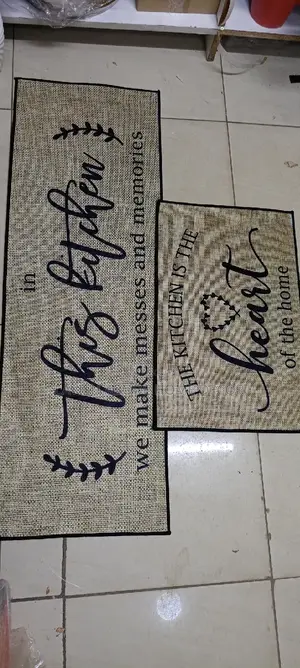 Anti Slip 2 Piece Kitchen Mat