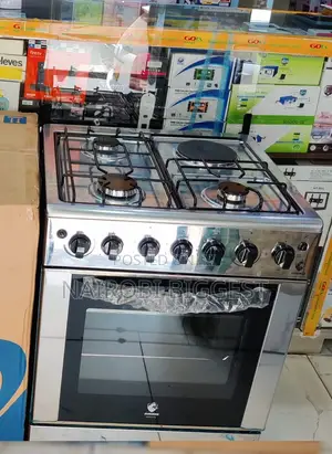 *Euroken 3g+1e 60×65 Standing Cooker