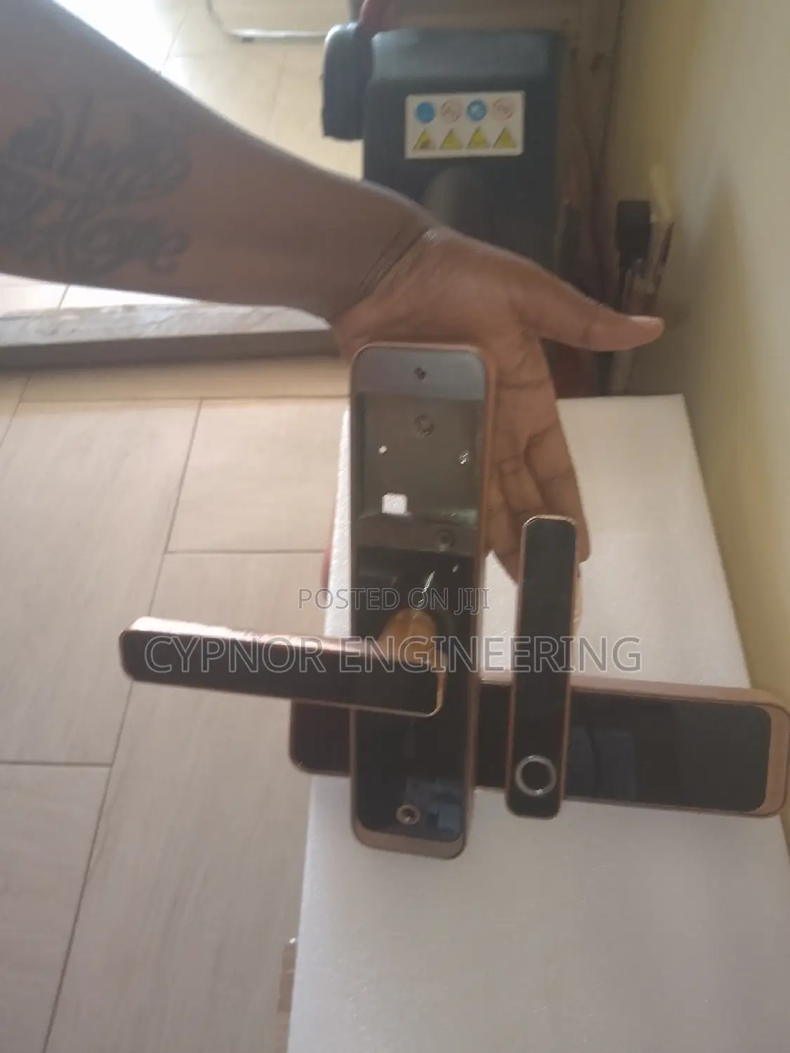 Wooden Door Access Revolution Biometric Passcode Solutions