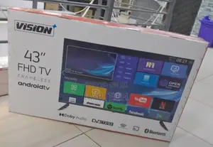 Vision 43" Smart Android Tv With Bluetooth,Youtube,Netflix