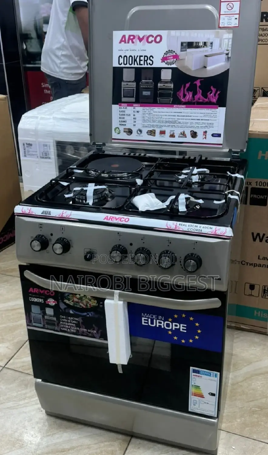  at Amazing Amrco 3g +1e 60 by 60 Standing Cooker