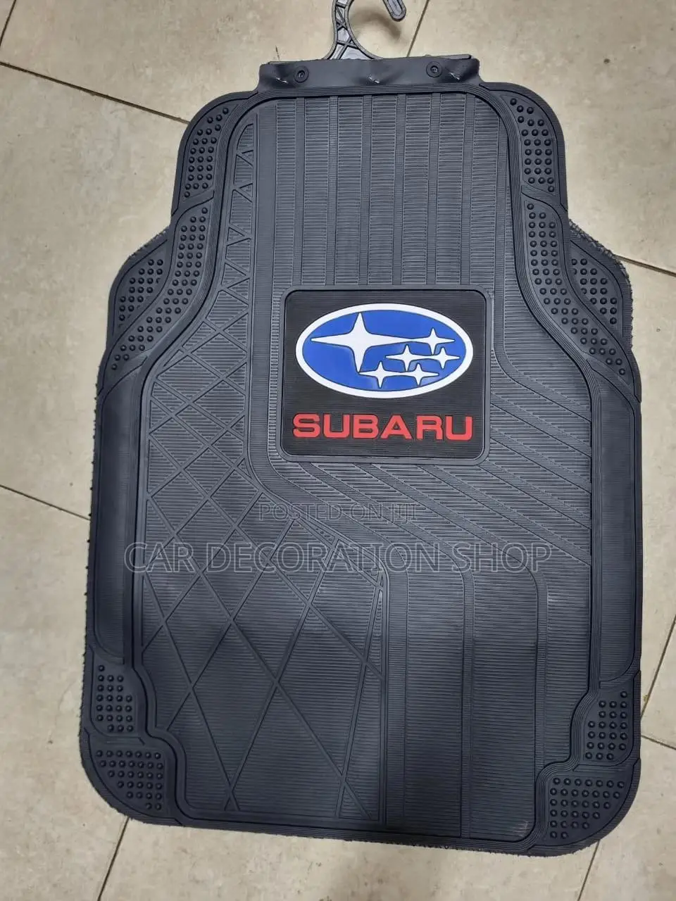 Black Subaru Mats