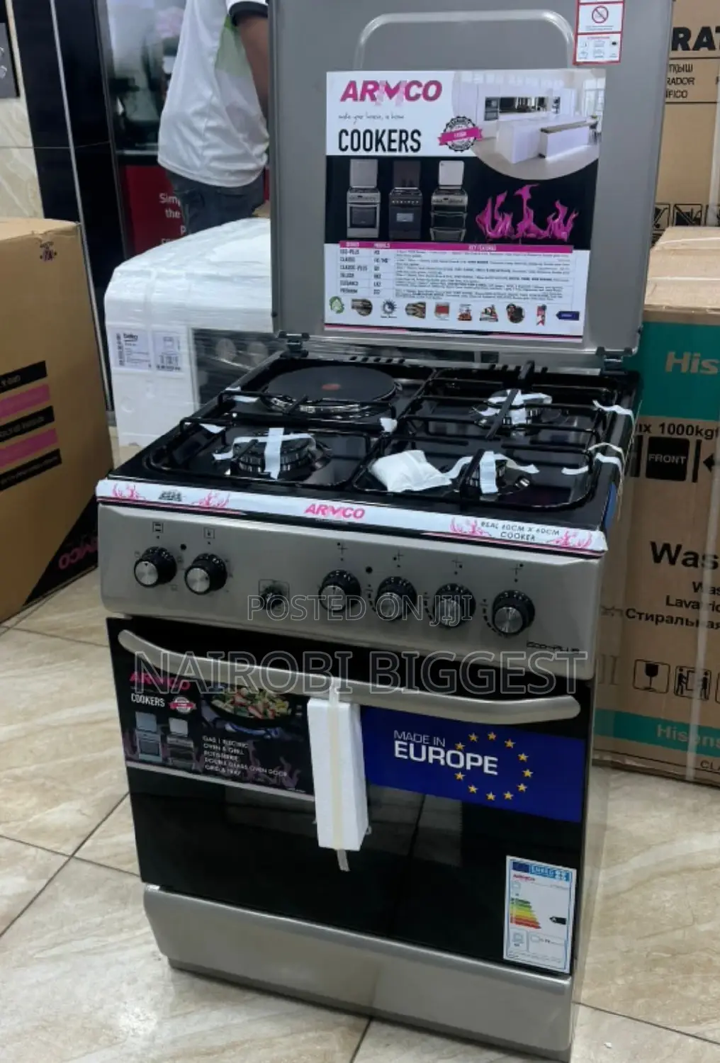 Quality Classic Amrco 3g +1e 60 by 60 Standing Cooker