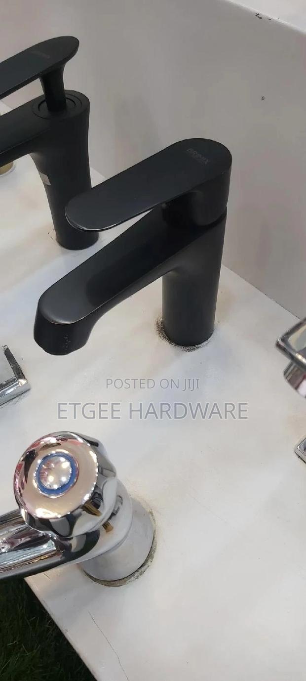 Black Basin Mixer Tap Brimix 65X