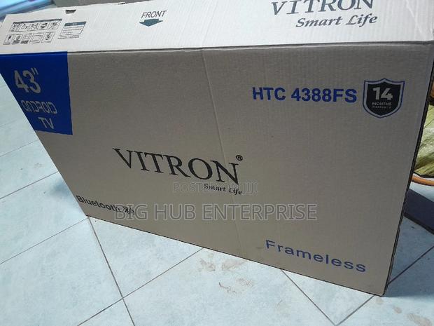 Vitron 43′′ Frameless Smart Android Full Hd Tv – Bluetooth - main view