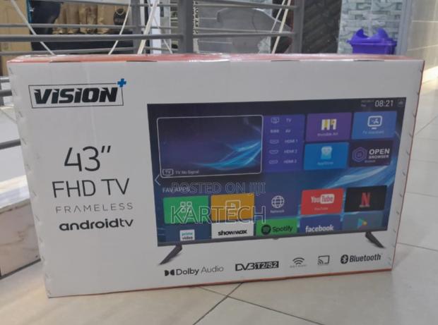 Vision+ 43" Smart Android Frameless Tv