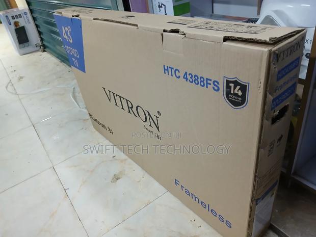 Vitron 43 Inches Android Framless Bt Connectivity 43 - thumbnail 2