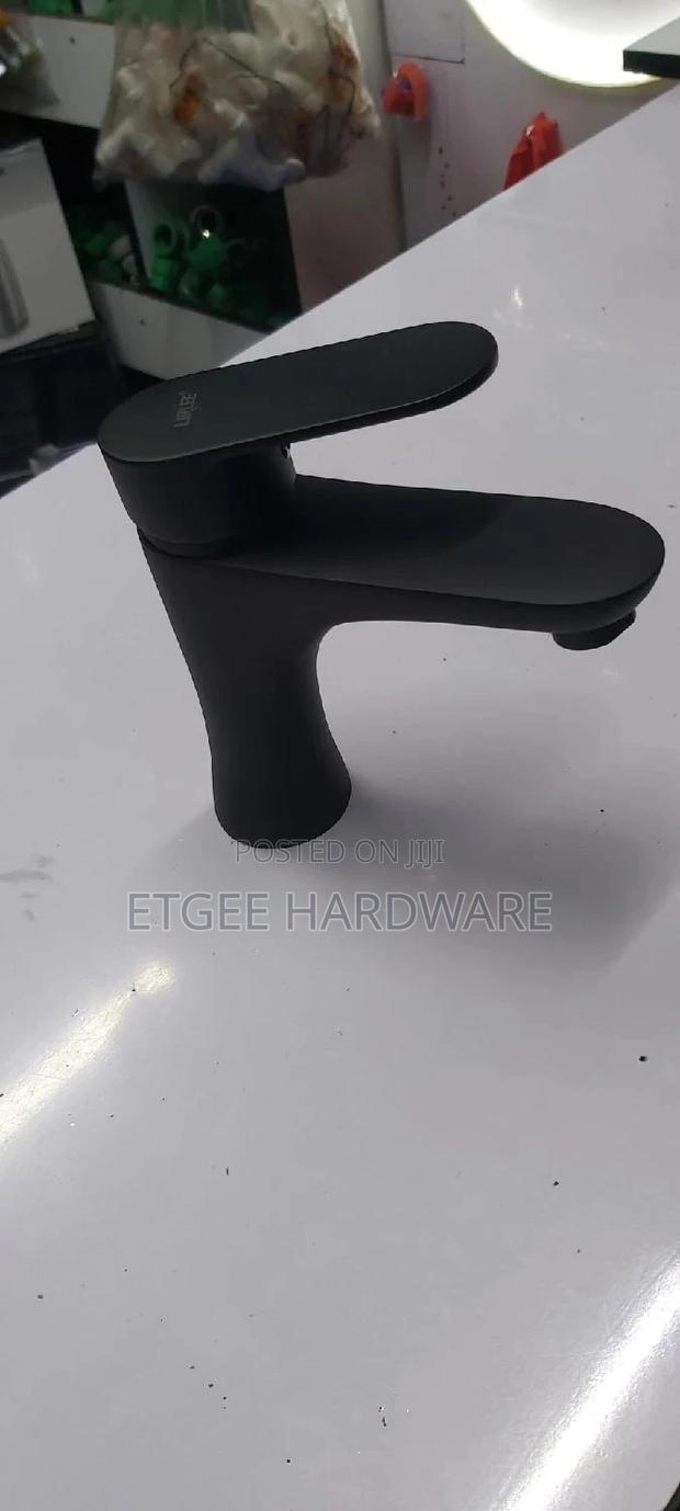 Black Basin Mixer L - main view