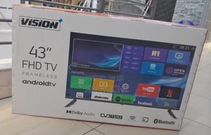 Vision 43 Inch Frameless Smart Android Tv - thumbnail 2