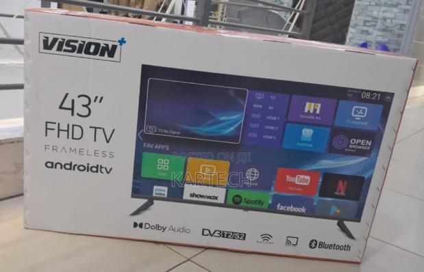 Vision 43 Inch Frameless Smart Android Tv - main view