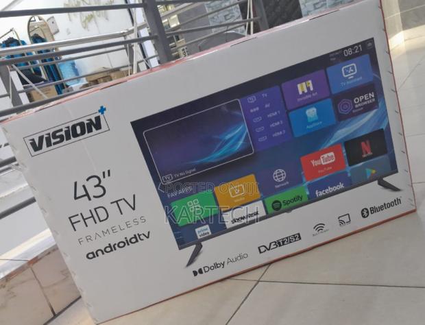 Vision 43 Inch Frameless Smart Android Tv - thumbnail 3
