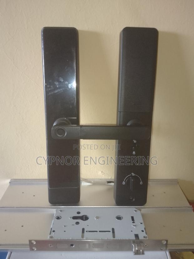 Super Enhanced Wooden Door Security Smart Biometric Lock - main view