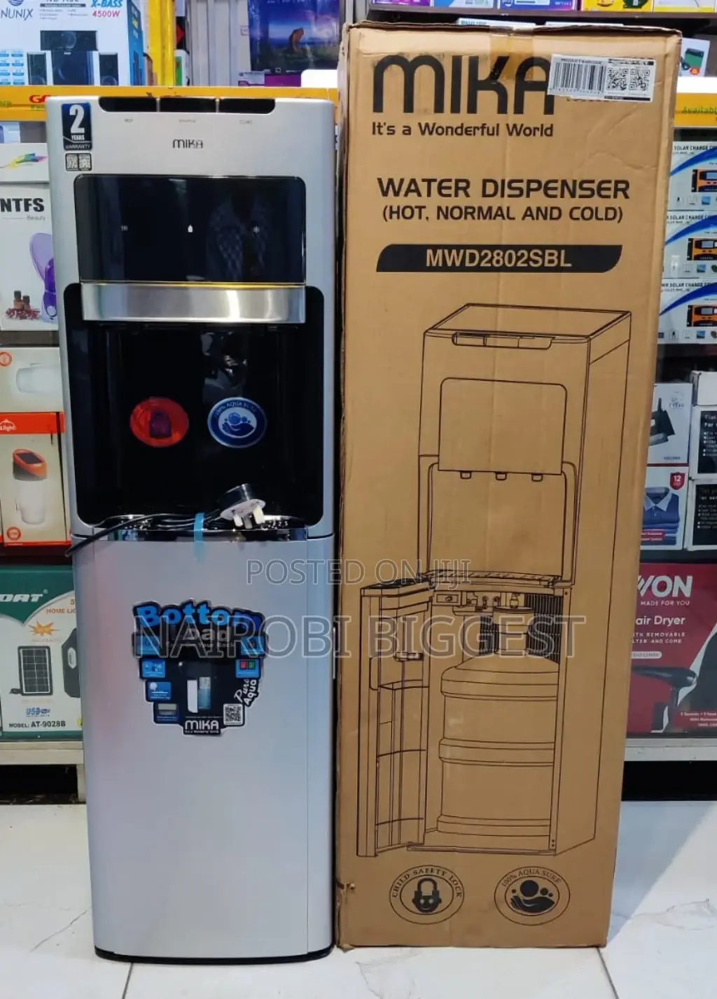 *Mika Bottom Loading Dispenser Compressor Cooling