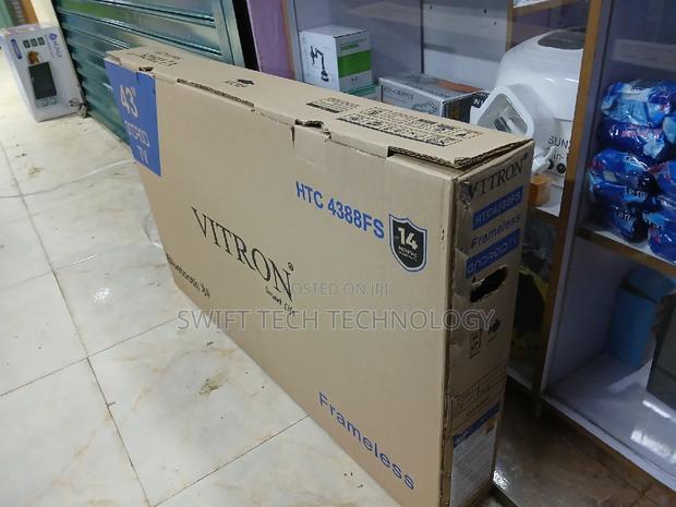 **Vitron 43 Inches Smart Android Frameless ** With BT - thumbnail 3