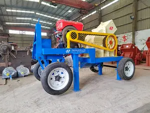 In Stock Diesel Mobile Stone Hammer Mill Crusher in Kenya
