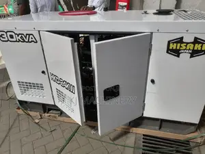 Heavy Duty Hisaki 30kva Diesel Silent Generator Brand New .