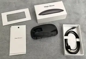 Apple Magic Mouse 2 in Space Gray MRME2LL/A - In Box W/Usb C
