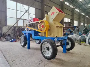 Mini Diesel Engine Stone Rock Hammer Crushing Machine