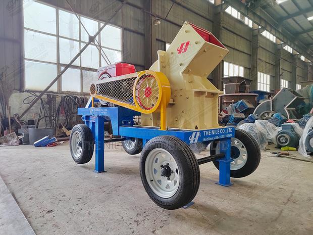 Mini Diesel Engine Stone Rock Hammer Crushing Machine - thumbnail 2
