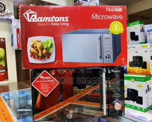 *Ramtons 20litres Digital Microwave RM 458 (Silver Glass)