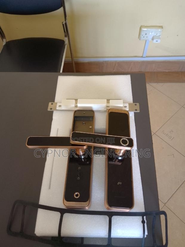 Biometric Excellence Passcode Locks for Wooden Door Access - main view