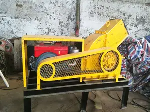 Industrial Diesel Glass Stone Limestone Hammer Mill Crusher