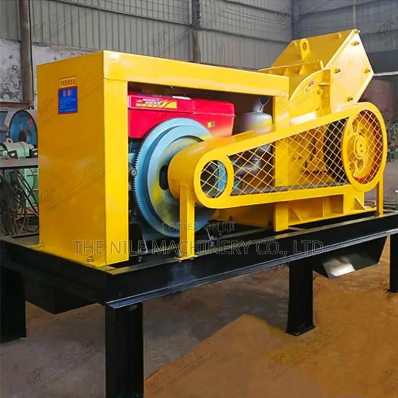 Industrial Diesel Glass Stone Limestone Hammer Mill Crusher