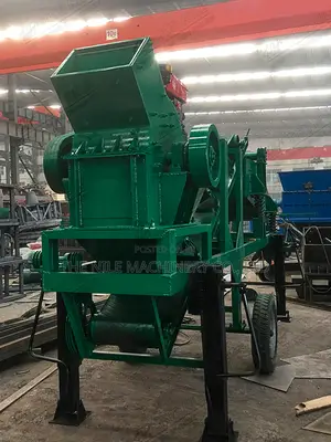 Small Mobile Diesel Glass Clay Coal Limestone Hammer Crusher