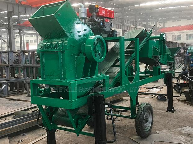 Small Mobile Diesel Glass Clay Coal Limestone Hammer Crusher