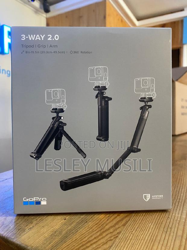 Gopro 3-Way 2.0 (Grip / Arm / Tripod), 360 Degree Rotation,