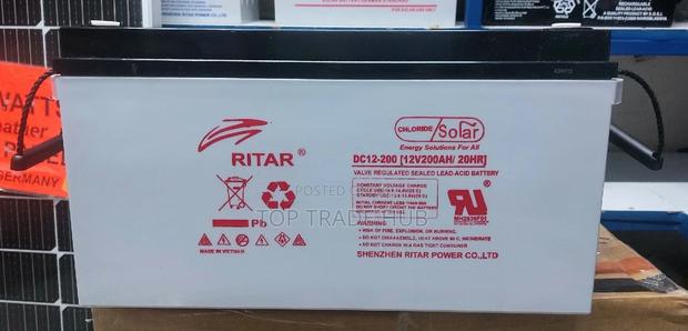 Light-Duty Ritar Solar Battery 200ah