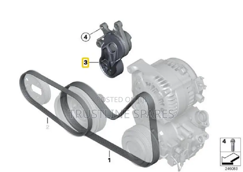BMW a/C Belt Tensioner