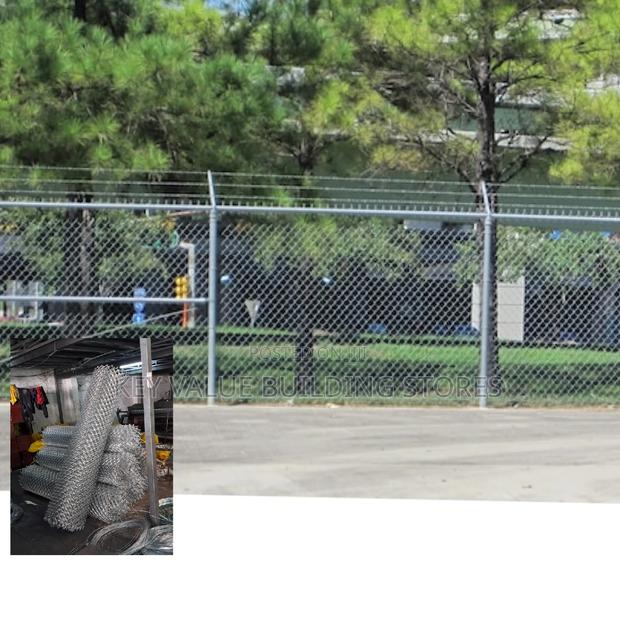 Hot Dipped Galvanized Chainlink Guage 10g 80×80 6ft - main view