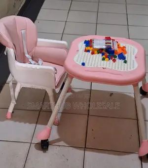 3 in 1 Feeding Chair (Blue and Pink) 
