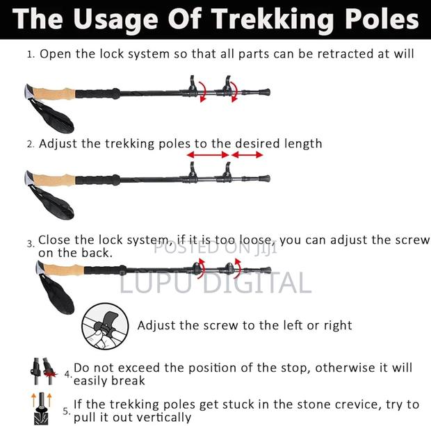 Adjustable Hiking Sticks Per Piece Available - thumbnail 3