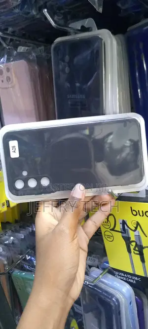 BLACK Silicone Case A25