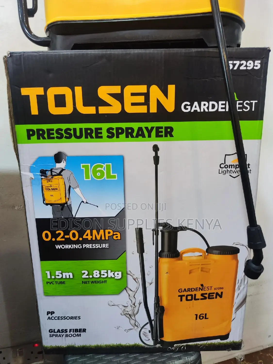 Fumigation Bottle Sprayer 16 Litre Tolsen Knapsack Sprayers