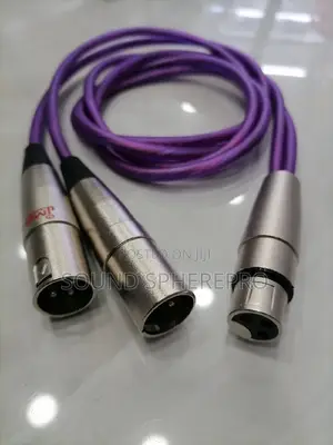 1 MTR Y-Cable Female-2 Male Jacobs Jacks