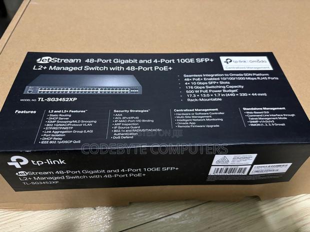 Tp-link Jetsream Tl-sg3452xp 48-port Gigabit And 4-port 10ge