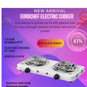 Eurochef EC -5703 Double Coil Electric Cooker